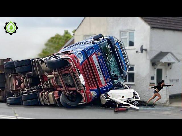 Dangerous Idiots Truck & Heavy Equipment Fails Compilation | Extreme Truck Idiots at Work #111