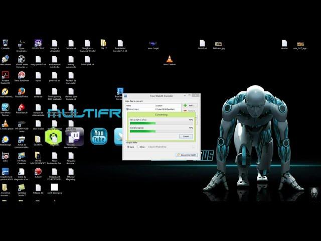YOUTUBE METTRE EN LIGNE VOS VIDÉOS PLUS RAPIDEMENT (FREEWEBM ENCORDER 1.2 )TUTO .
