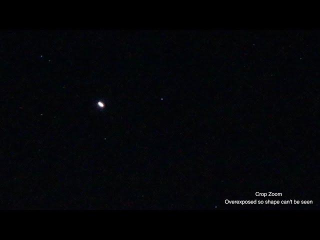 ISS FlyOver Near Jupiter in NE Ohio