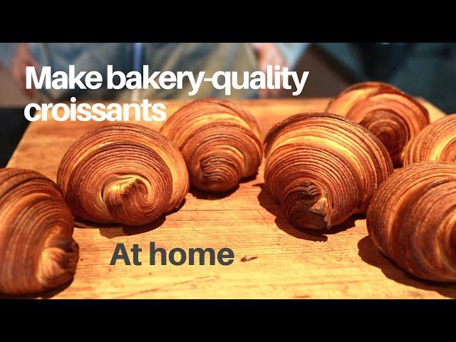 Make bakery-quality croissants at home using plain flour