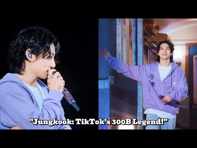 Jungkook TikTok King: Surpasses 300 Billion Views! A True Legend in the Making