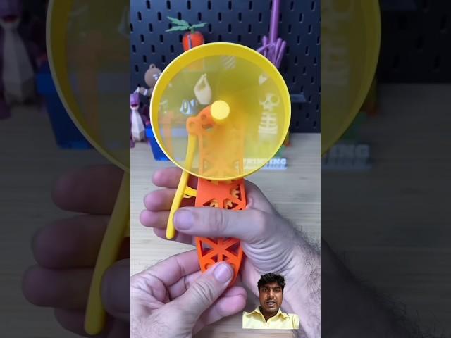 3d printed Ruggedized Squeeze Fan || Best Easy 3d Print#shorts