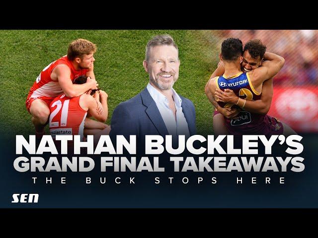 Nathan Buckley's FIVE takeaways from a ONE-SIDED Grand Final - SEN