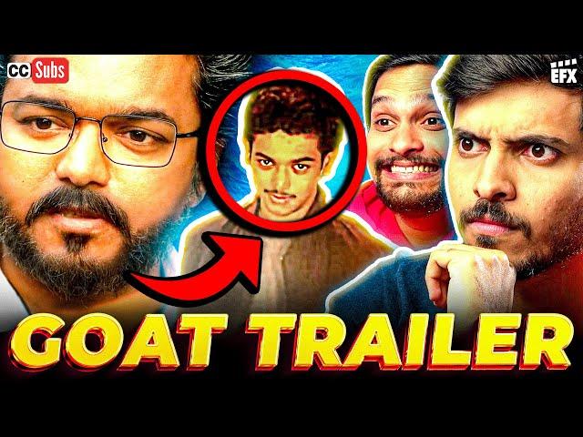 GOAT Trailer Analysis  | Thalapathy Vijay | Venkat Prabhu | CC SUBS |  EFX Reacts