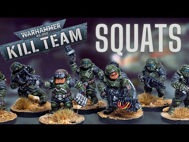 SQUATS ARE BACK! | Painting SQUATS for my new Warhammer 40k Kill Team