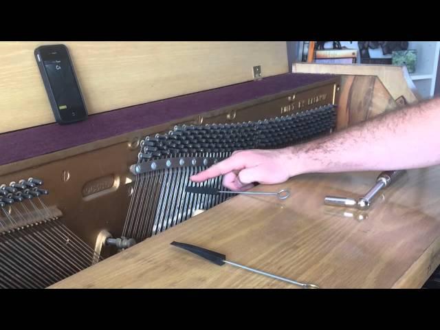 DIY piano tuning / tune your own piano - part 1 of 2 - tools, tuning middle C - DIY Music