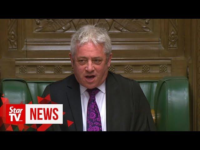 Orderrrrrrrrr! UK parliament speaker John Bercow's memorable moments