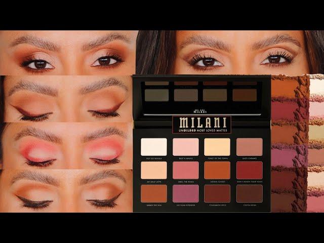 5 LOOKS 1 PALETTE | *NEW* MILANI UNGILDED MOST LOVED MATTES | MagdalineJanet