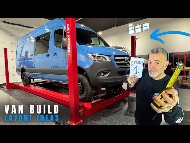 VAN BUILD Layout Ideas #1 Building My Dream Home MERCEDES SPRINTER AWD