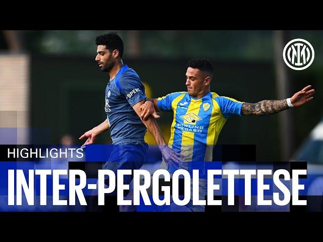 TAREMI SCORES AGAIN | INTER 2-1 PERGOLETTESE | HIGHLIGHTS | FRIENDLY MATCH 2024/25 