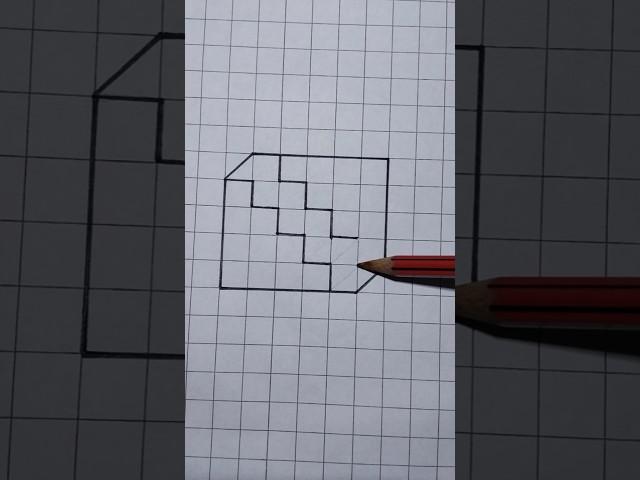 3D Stairs Drawing In 10 Second | Part-02 |Optical Illusion Drawing