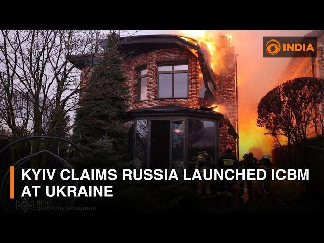 Kyiv claims Russia launched ICBM at Ukraine & other updates | DD India Live