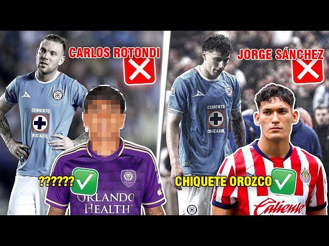 Los 6 Futbolistas que SE DEBEN DE IR de Cruz Azul tras perder en Semis ¡Y 4 FICHAJES que llegarían!