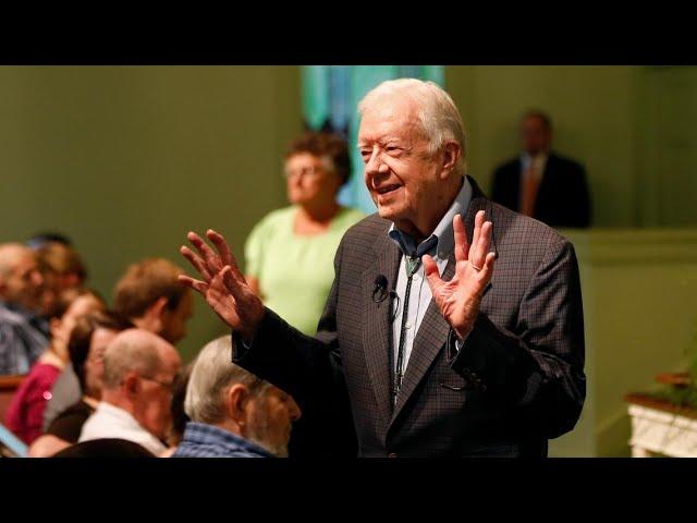 WATCH: Jimmy Carter's full Sunday School lesson