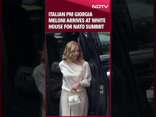 Giorgia Meloni | Italian PM Giorgia Meloni Arrives At White House For NATO Summit