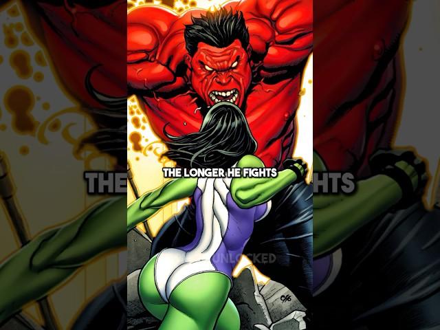 Why Red Hulk’s Powers are INFERIOR to Green Hulk