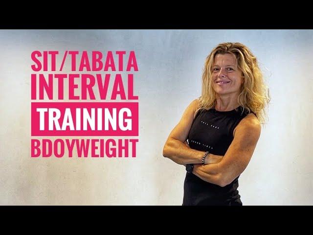 SIT Workout/TABATA/interval training/Stacy Sims || Workout by AC