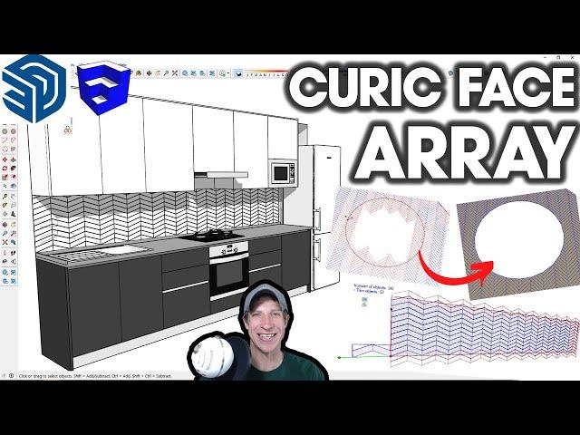 Curic Face Array is AMAZING! (New FREE SketchUp Extension and Tutorial)