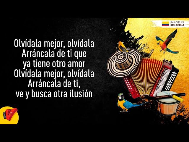 Olvídala, Binomio De Oro De América, Video Letra - Sentir Vallenato