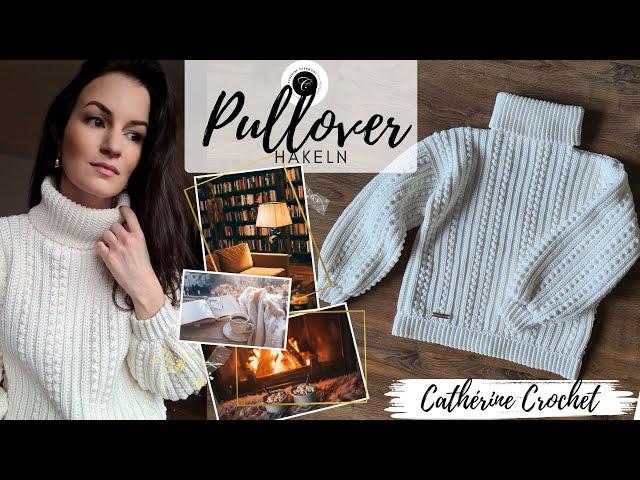 turtleneck sweater crochet / crochet sweater / crochet sweater