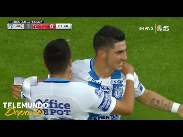 ¡Golazo de Pachuca! Víctor Guzmán abre el marcador | LIGA MX | Telemundo Deportes