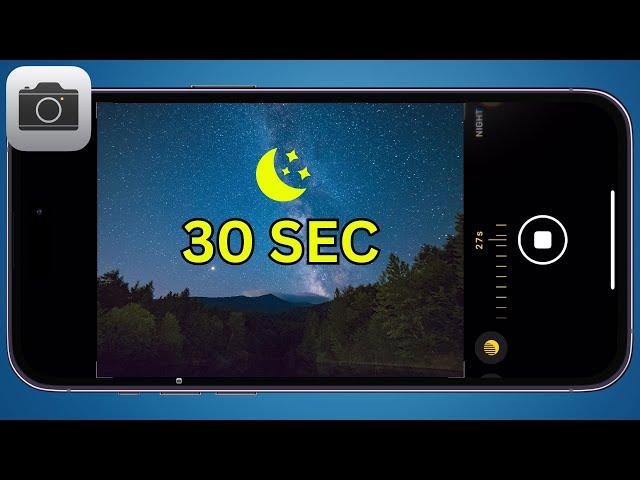 How To Set 30 Second Night Mode On iPhone 2025