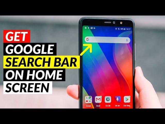 How To Add Google Search Bar To Home Screen | Get Google Search Bar on Home Screen