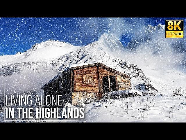 Snowstorm Survival: Daily Life in a Remote Mountain Village 8K - Part 1 | Mr Wild Nature