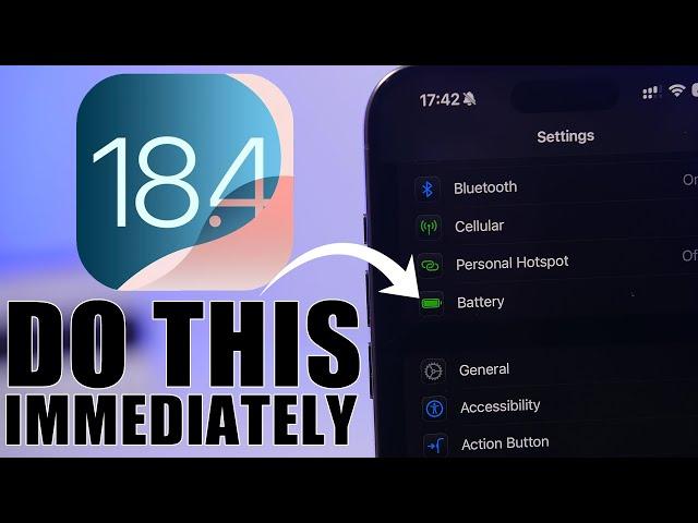 iOS 18.4 - DO This IMMEDIATELY After You Update !