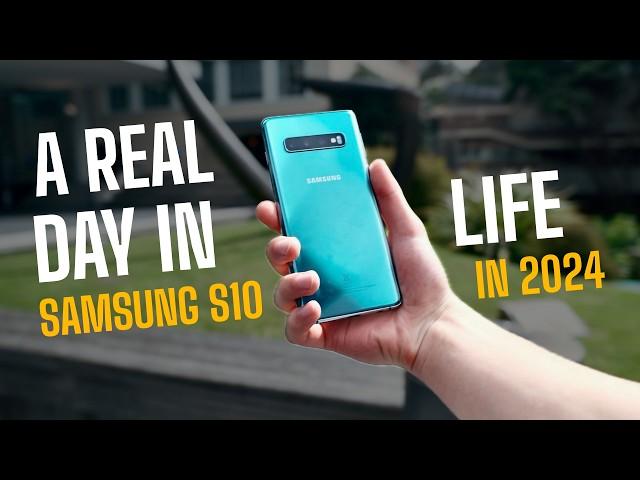 Samsung Galaxy S10 in 2024! - A Real Day in Life