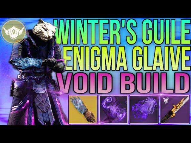 This WINTER'S GUILE + ENIGMA GLAIVE Void WARLOCK BUILD Will Be UNSTOPPABLE in Season 19! [Destiny 2]