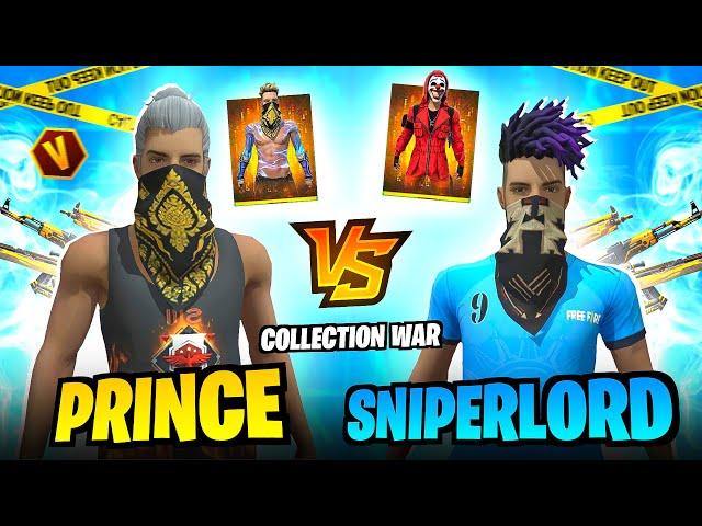 Sniper Lord Challenge Me For Collection War  Richest Collection Versus  - Garena Free Fire