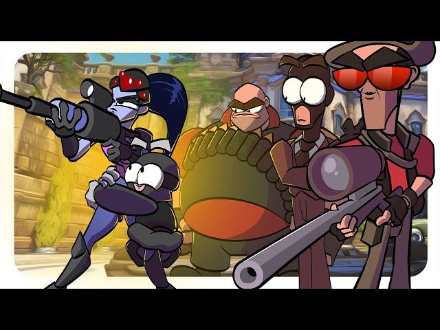 Team Fortress 2 x Overwatch 2 (All Cartoons)