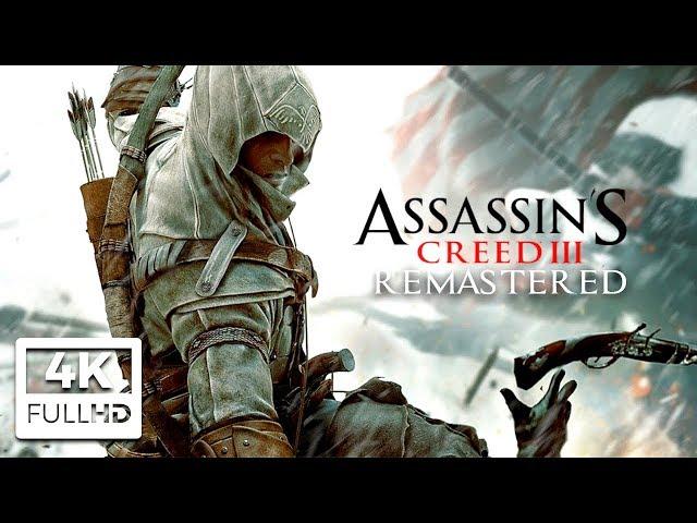 ASSASSIN'S CREED 3 REMASTERED All Cutscenes (4K Game Movie) Ultra HD