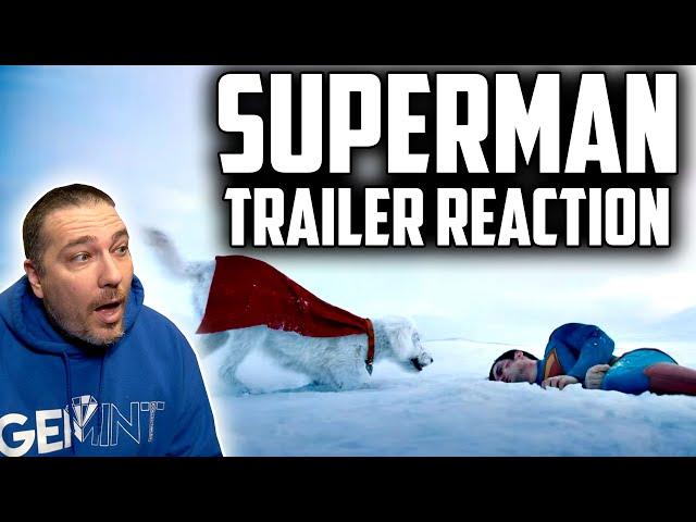 SUPERMAN Official Teaser Trailer REACTION