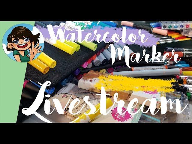 LIVE! Watercolor Marker Workshop