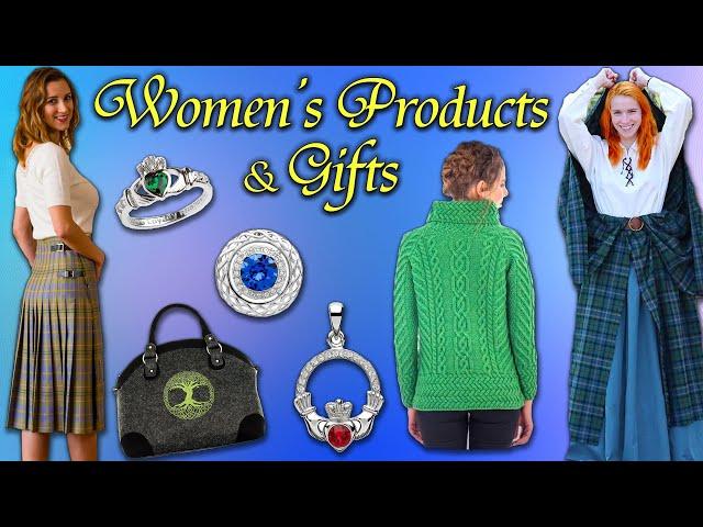 Celtic Women's Wear, Celtic Jewelry and Celtic Home Gifts at USA Kilts