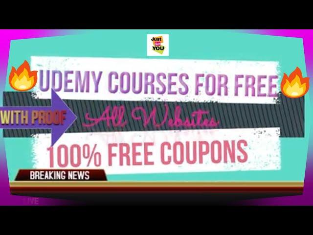 Udemy Courses For FREE - ENROLL With 100% free Coupons [2020 - Updated Methods]