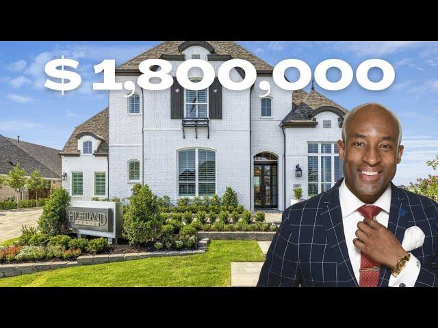 $1,800,000 LUXURY HOME FOR SALE | MUSTANG LAKES | CELINA TX | NORTH DALLAS | HIGHLAND HOMES | Daniel