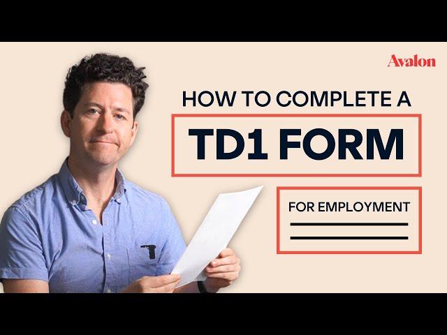 How to Complete a Federal TD1 Form