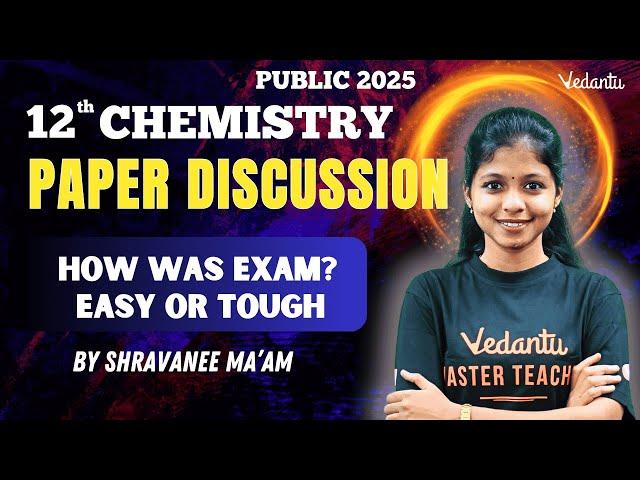 12th Chemistry | Public Exam Question Paper Analysis | Easy or Tough? | Shravanee Ma'am