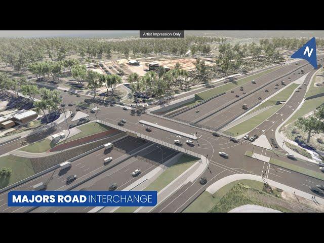 Majors Road Interchange - Concept Design Animation