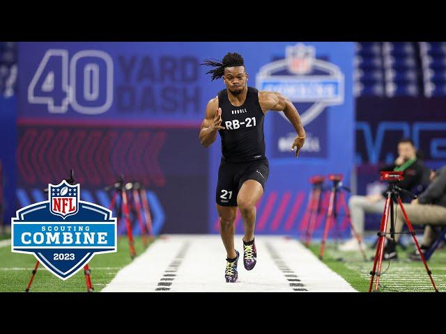 Running Backs Run the 40-Yard Dash at the 2023 NFL Combine