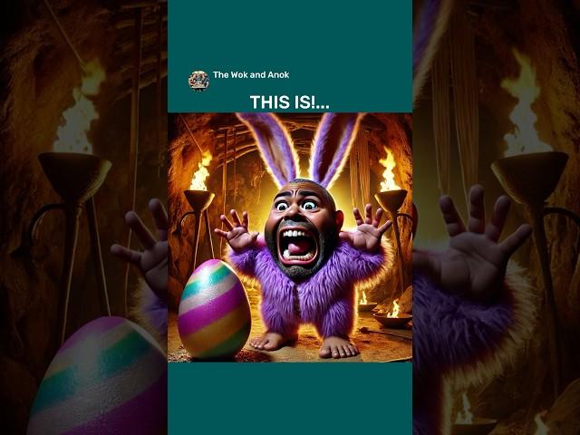Special Chicken Egg Easter Egg Be Like! Dwayne x Peele Arnold Ai No Brainer #aiart #chatgptart