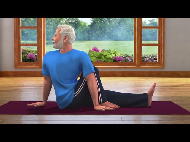 Yoga with Modi  : Vakrasana English