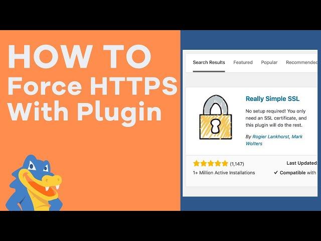 How To Install A SSL Certificate On Hostgator Using Really Simple SSL Plugin (Tutorial)