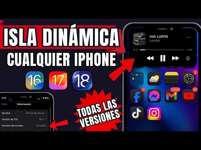 NUGGET|| INSTALA ISLA DINÁMICA EN CUALQUIER IPHONE Y EN CUALQUIER VERSIÓN DE IOS (SIN JB)