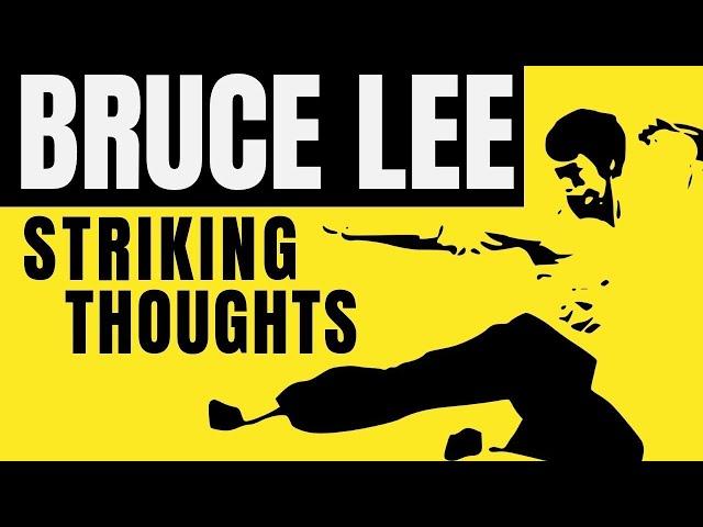 BRUCE LEE⌁Striking Thoughts⌁Wisdom Quotes for Daily Living .