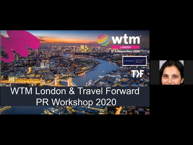 WTM London and Travel Forward PR Workshop 2020