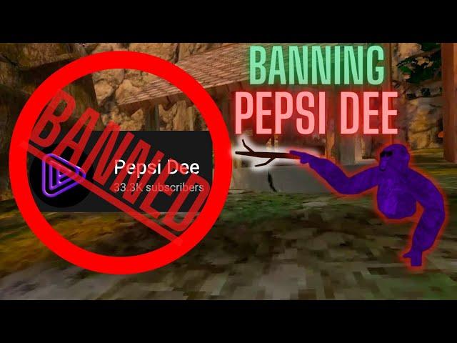 BANNING PEPSI DEE (again) - Gorilla Tag Stick Justice